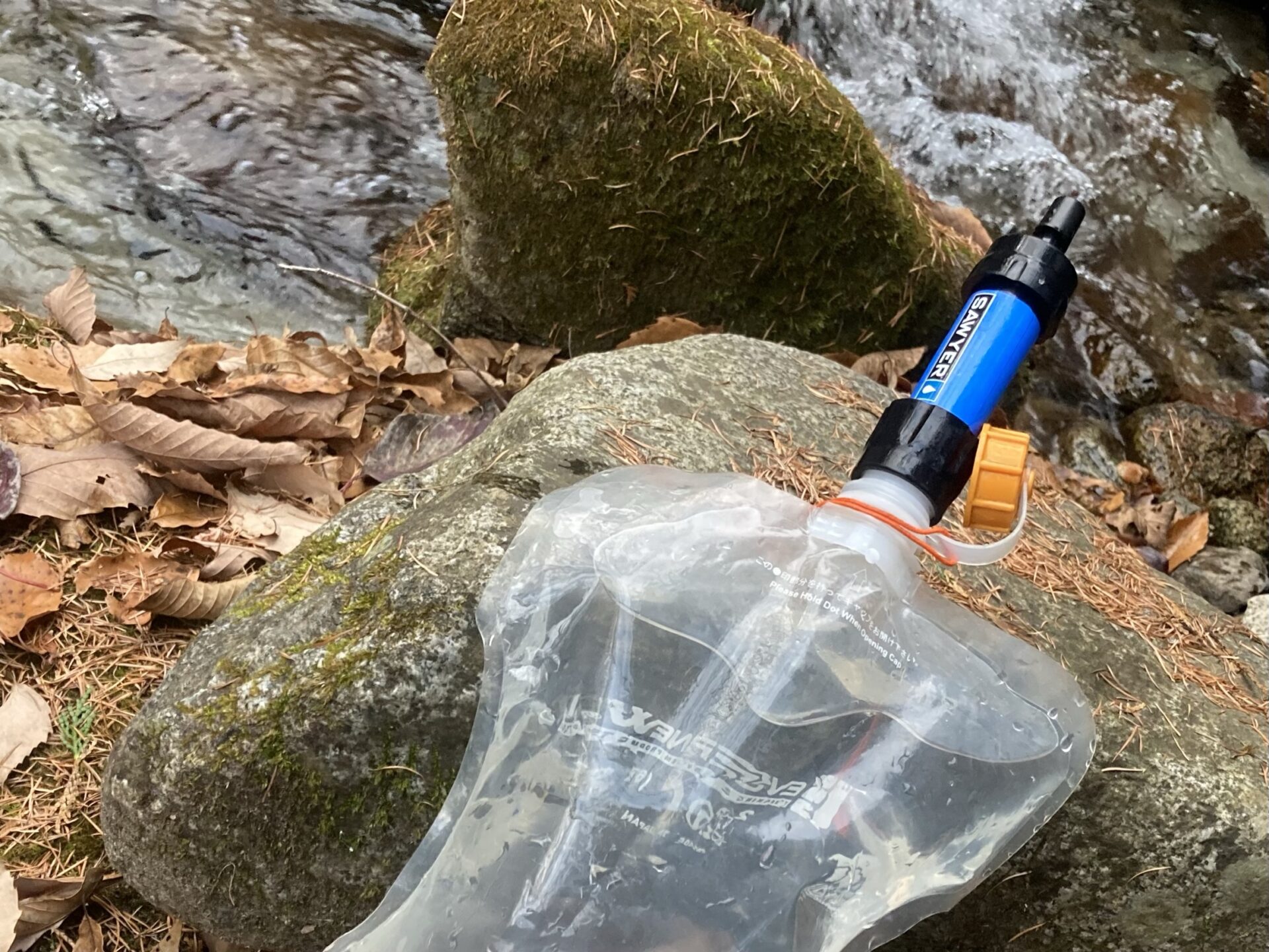 レビュー【ソーヤーミニ】ペットボトルに装着できる浄水器「半永久的に